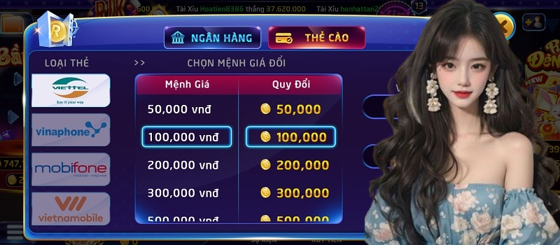 Rút tiền tại cổng game nổ hũ Rik Vip không mất phí giao dịch