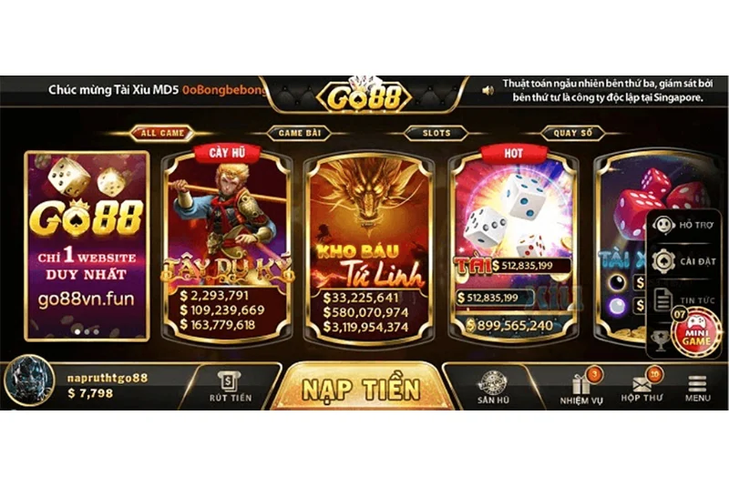 Game bài đổi thưởng go88