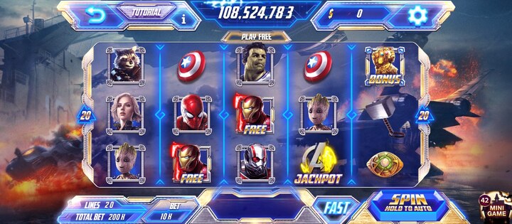 Review các phòng chơi của game Avengers