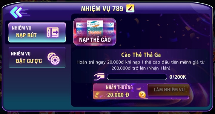 Tổng hợp chương trình khuyến mãi nổ hũ 789club