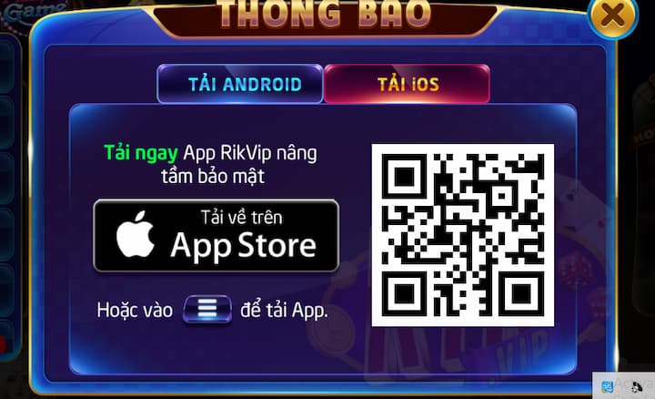 Tải app nổ hũ Rikvip luôn update phiên bản mới nhất