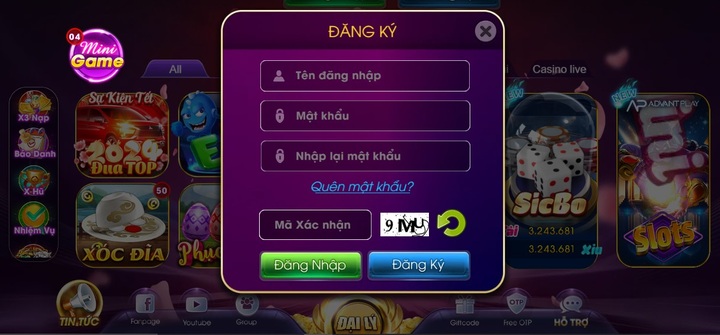 Hướng dẫn cách tạo tài khoản tại choang club