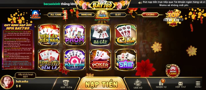 Review kho game siêu hấp dẫn của Bay789