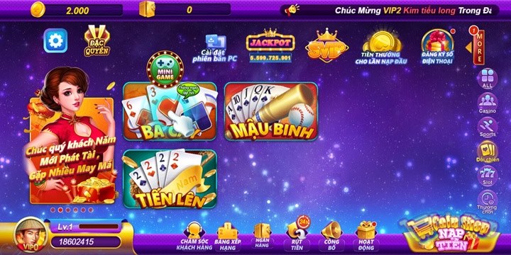 Kho game đổi thưởng V99 đa dạng như thế nào?