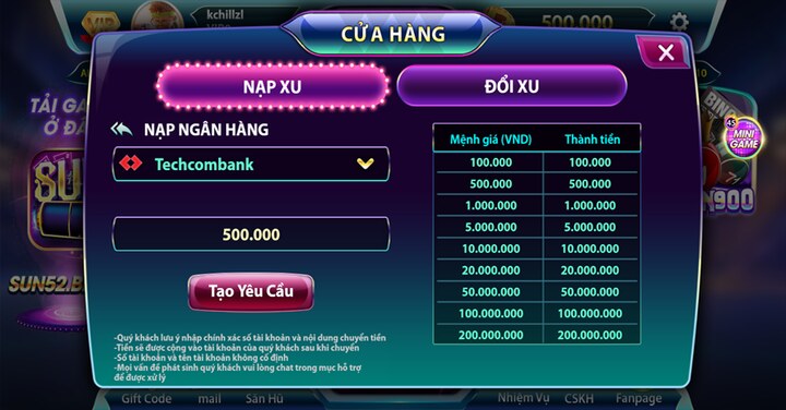 Review các đặc biệt của cổng game đánh bài Sun52