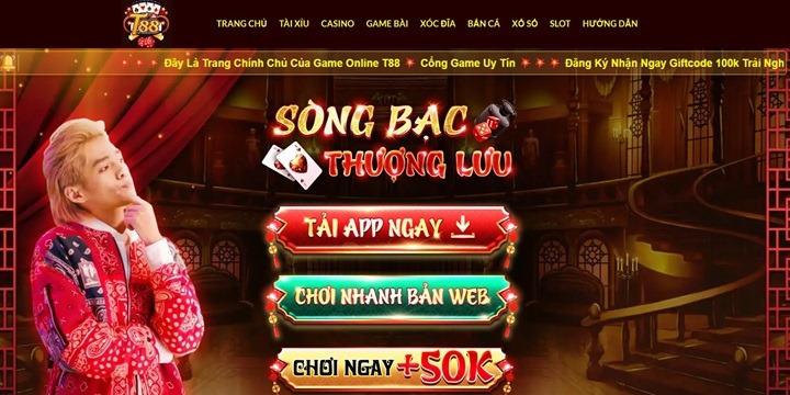 Mô tả sơ lược về game bài ăn tiền T88