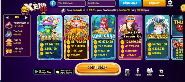 Tổng quan về game đổi thưởng online Xeng88