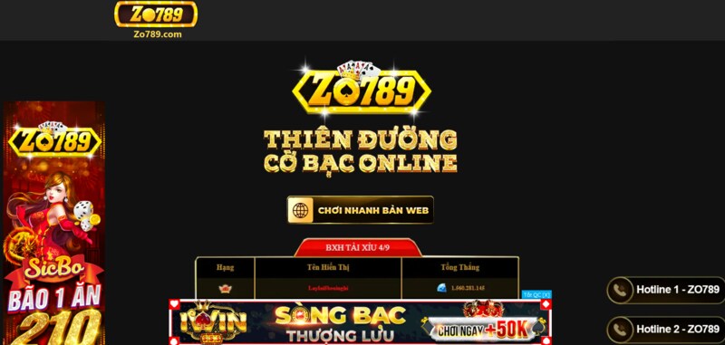 Cập nhật thông tin mới nhất về Zo789