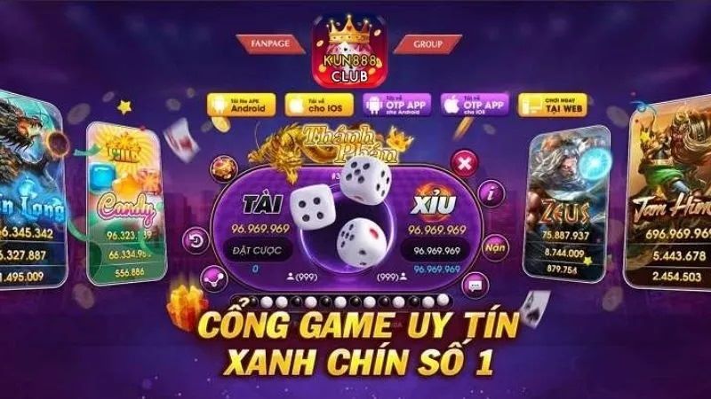 Link tải game Kun888 mới nhất Android, IOS và APK