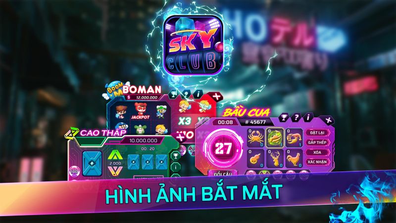 Sản phẩm hấp dẫn tại game Skyclub