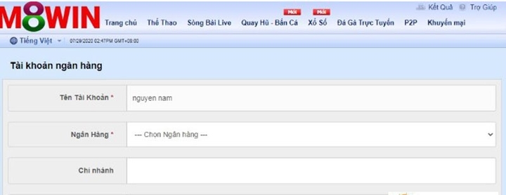 Quy trình nạp và rút tiền tại nhà cái m8win như thế nào?
