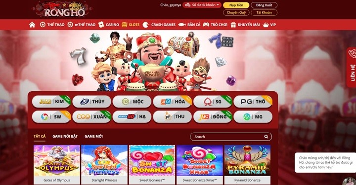 Kho tàng game cược khổng lồ chỉ có tại Rongho 99