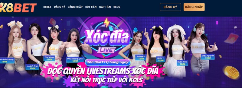 Sản phẩm game hấp dẫn tại K8bet