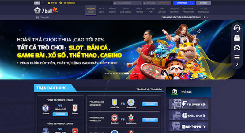 Điểm danh danh sách các game cực hot tại 7ball 