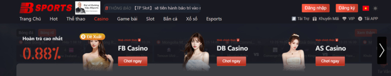 Thế giới game tại Bsport