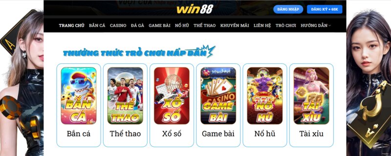 Kho tàng game cá cược Win88