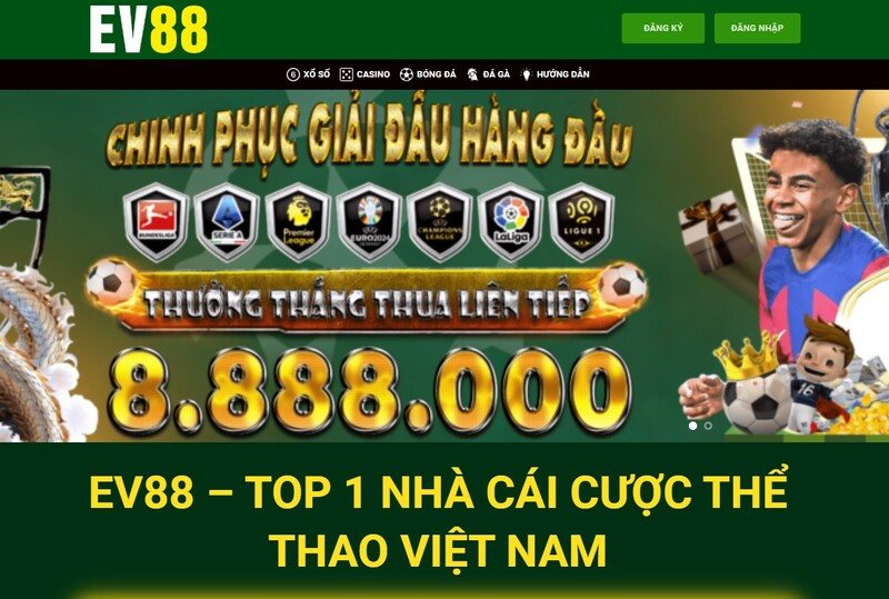 Giao diện nhà cái uy tín e v88 – Đẹp mắt và dễ sử dụng