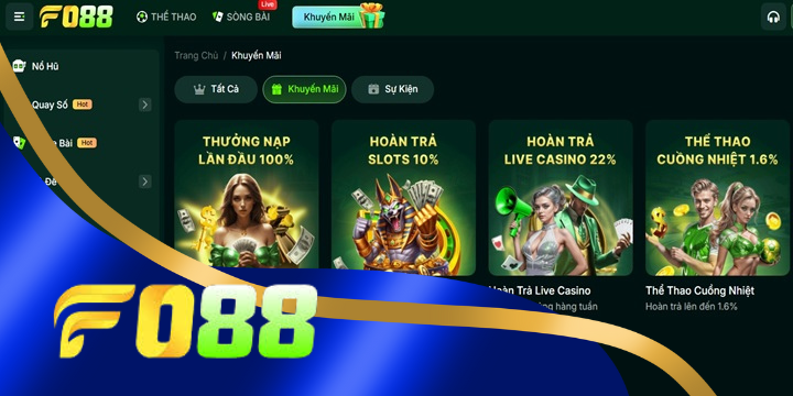 Fo88 - Tượng đài cá cược hàng đầu trong lòng bet thủ Việt